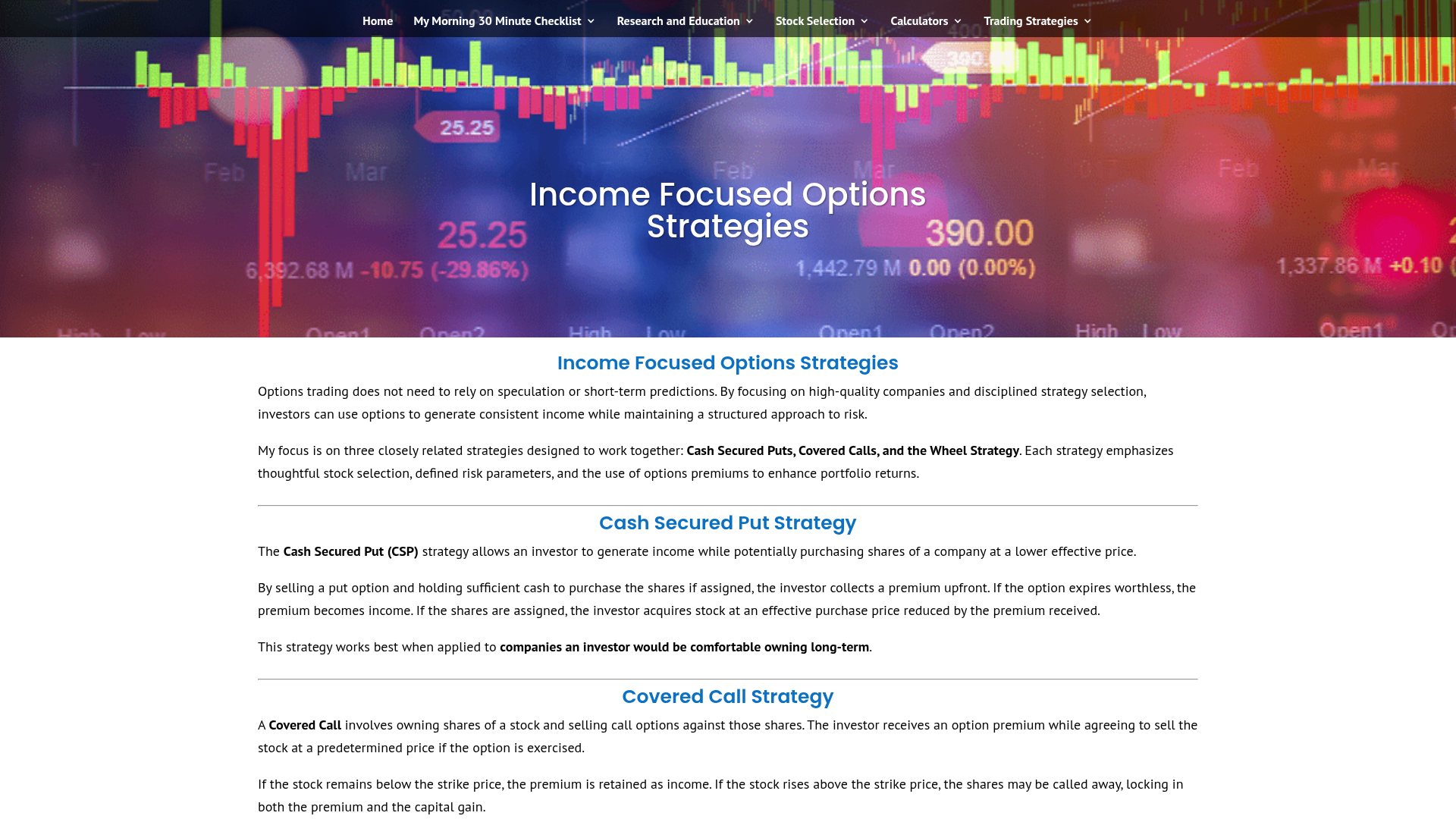 Options Wheel Tracker - Track Your Options Wheel Strategy Performance
